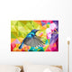 Cute Hummingbird Low Poly Wall Decal