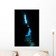 Narrow Underwater Crevice Wall Decal