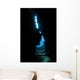 Narrow Underwater Crevice Wall Decal