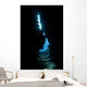 Narrow Underwater Crevice Wall Decal