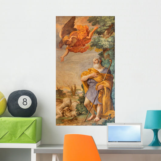 Shepherds Annunciation Fresco Wall Decal