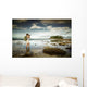 Standing Water Traveler Woman Wall Decal