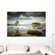 Standing Water Traveler Woman Wall Decal