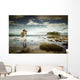 Standing Water Traveler Woman Wall Decal