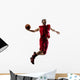 Basketball Player Action White Wall Decal
