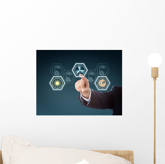 Arm Activating Wind Power Wall Decal
