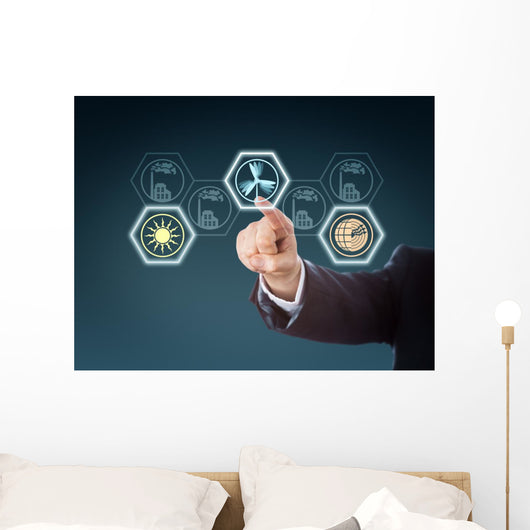 Arm Activating Wind Power Wall Decal