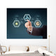 Arm Activating Wind Power Wall Decal