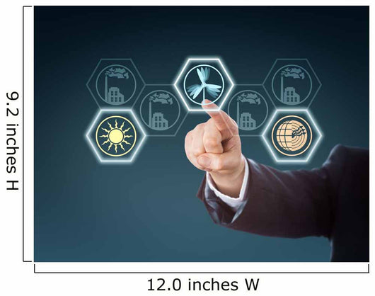 Arm Activating Wind Power Wall Decal