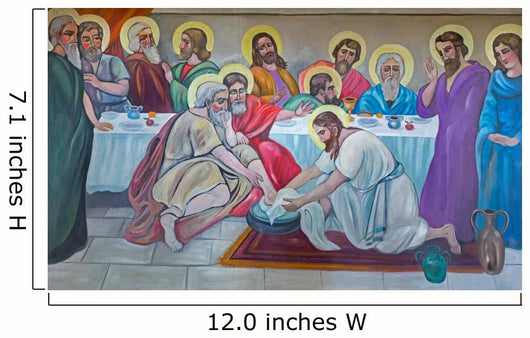 Bethlehem Fresco Feet Washing Wall Decal