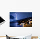 Small City near Ocean Wall Decal