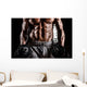 Beautiful Male with Weights Wall Decal