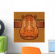 Hippo Head with Ethnic Wall Decal
