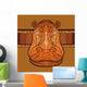 Hippo Head with Ethnic Wall Decal