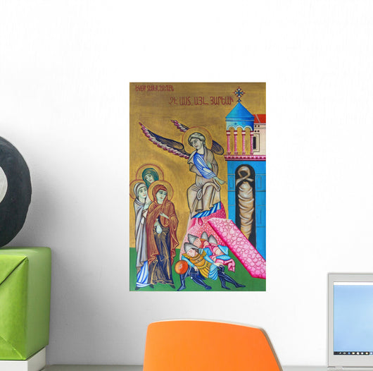 Jerusalem Icon Resurrection from Wall Decal
