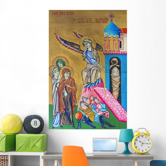 Jerusalem Icon Resurrection from Wall Decal