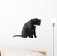 Black Cat Wall Decal Design 4