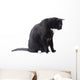 Black Cat Wall Decal Design 4