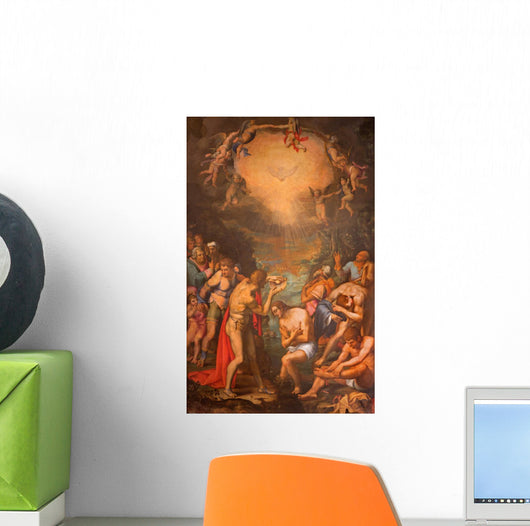 Baptism Christ Wall Decal