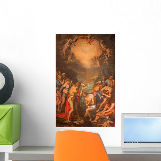 Baptism Christ Wall Decal