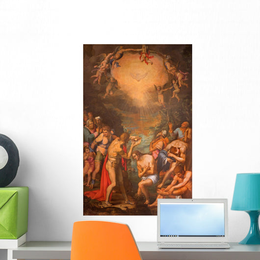 Baptism Christ Wall Decal