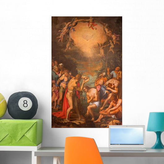 Baptism Christ Wall Decal