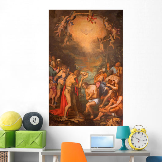 Baptism Christ Wall Decal