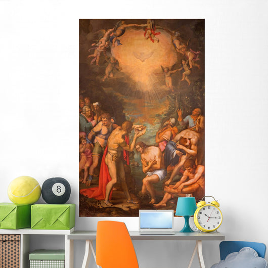 Baptism Christ Wall Decal