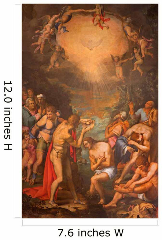 Baptism Christ Wall Decal