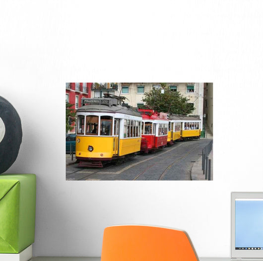 Lisboa Largo Santa Luzia Wall Decal