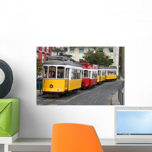Lisboa Largo Santa Luzia Wall Decal