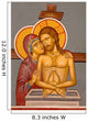 Jerusalem Death Christ with Wall Decal