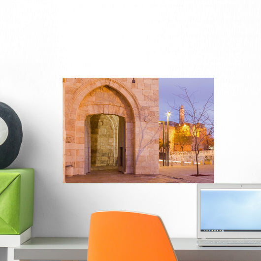 Jerusalem Tower David Wall Decal