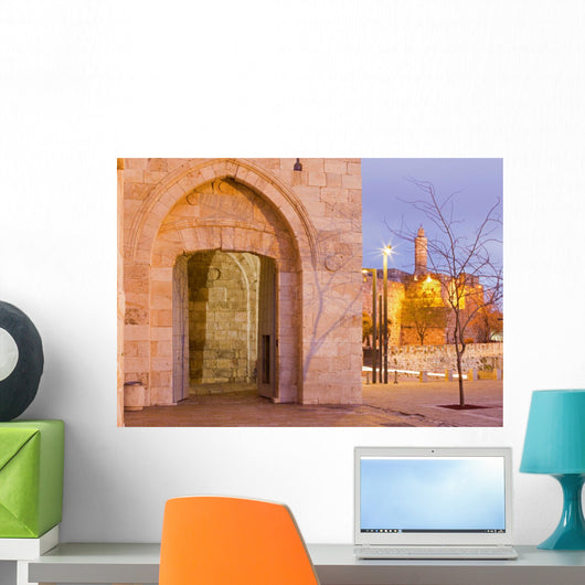 Jerusalem Tower David Wall Decal