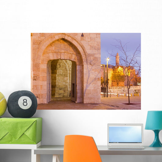 Jerusalem Tower David Wall Decal