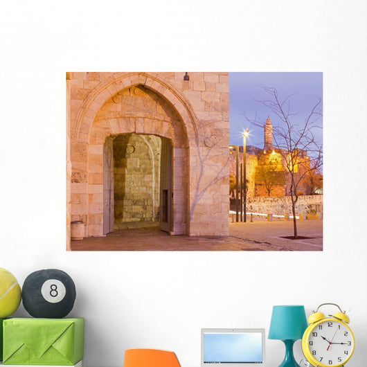 Jerusalem Tower David Wall Decal