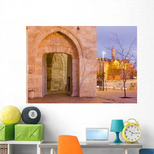 Jerusalem Tower David Wall Decal