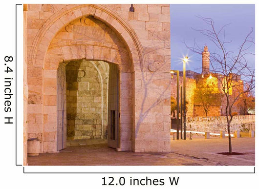 Jerusalem Tower David Wall Decal