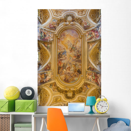 Rome Ceiling Fresco Basilica Wall Decal