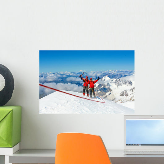 Hikers Top Pass Wall Decal