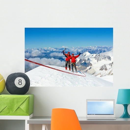 Hikers Top Pass Wall Decal