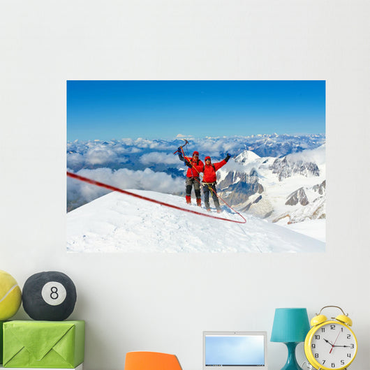 Hikers Top Pass Wall Decal