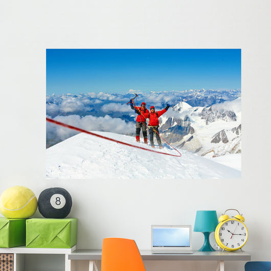 Hikers Top Pass Wall Decal
