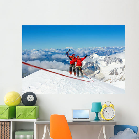 Hikers Top Pass Wall Decal