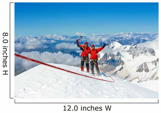 Hikers Top Pass Wall Decal