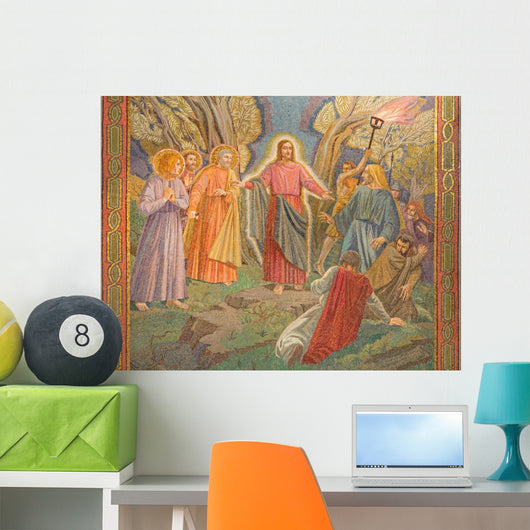 Jerusalem Mosaic Arresting Jesus Wall Decal