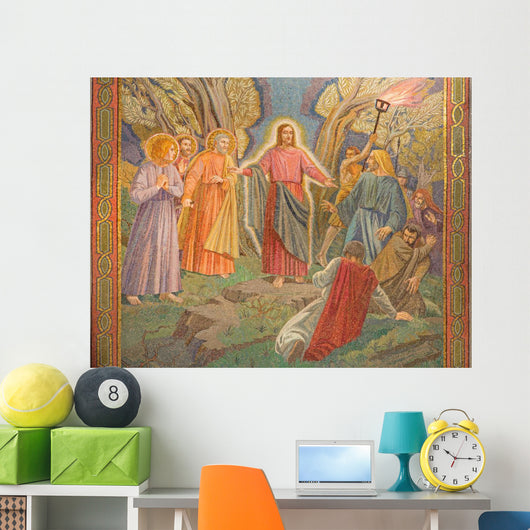 Jerusalem Mosaic Arresting Jesus Wall Decal