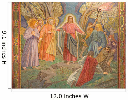 Jerusalem Mosaic Arresting Jesus Wall Decal