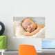 Sleeping Newborn Baby Girl Wall Decal
