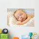 Sleeping Newborn Baby Girl Wall Decal